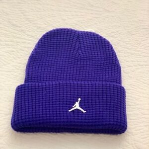 Jordan Purple Knit Beanie